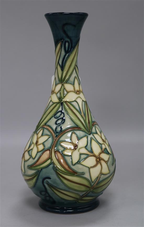 A Moorcroft baluster vase, height 24cm